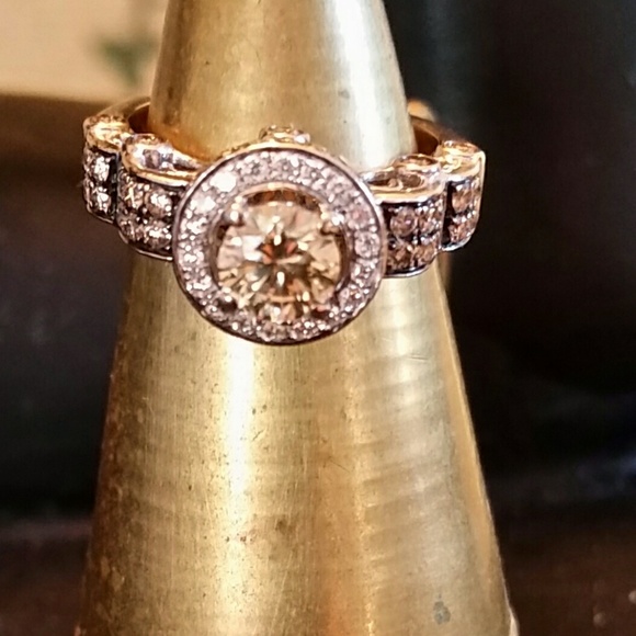 Le Vian Ladies 14KT White Gold Diamond Size 5.25 - Picture 5 of 8